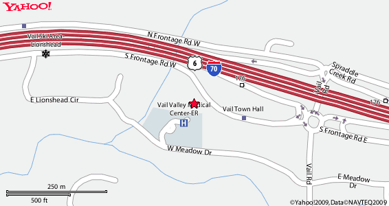 Map of Evergreen Lodge