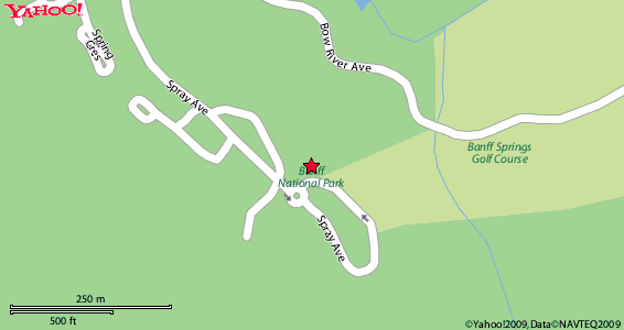 Map of Fairmont Banff Springs