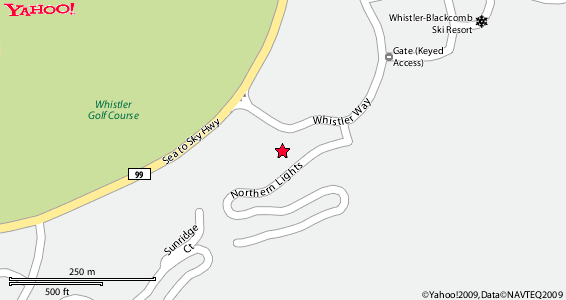 Map of Tantalus Lodge
