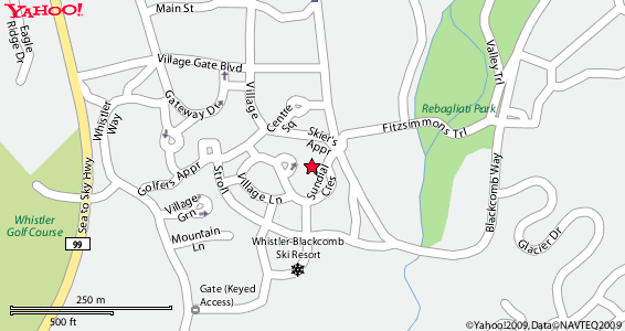 Map of Mountainside Lodge