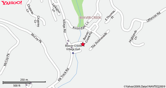 Map of Village Hall