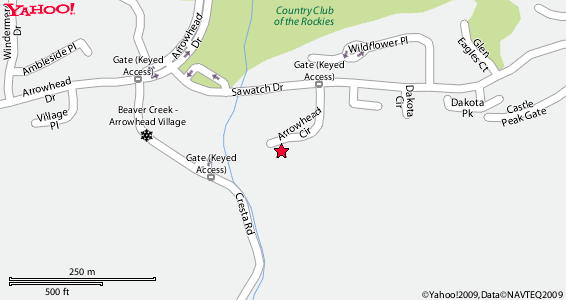 Map of Arrowhead Village Premium