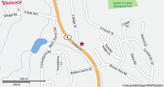 Map of Breckenridge Mountain Lodge