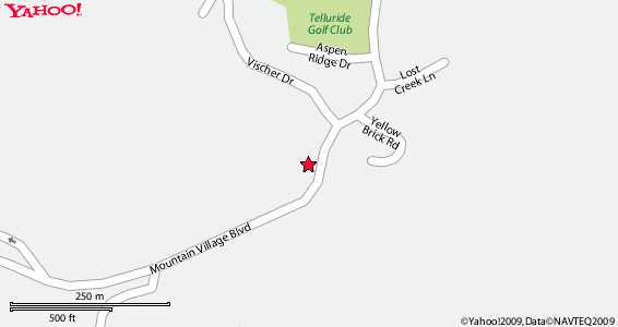Map of The Mountain Lodge Telluride