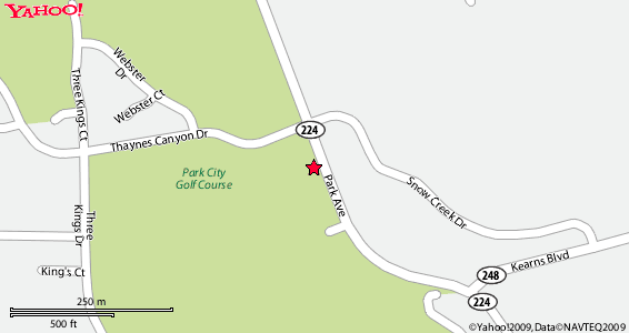 Map of Hotel Park City