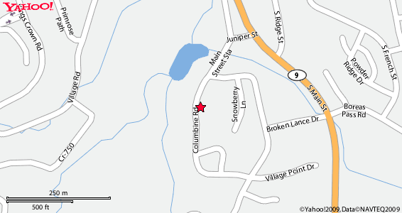 Map of Mountainwood Condominiums