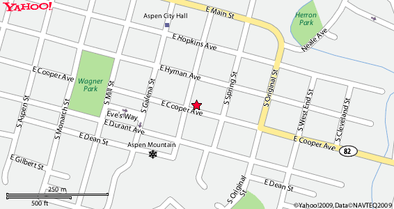 Map of Chateau Aspen